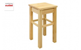 <b>Balti stołek </b> Stołek drewniany sosnowy 60-30cm
