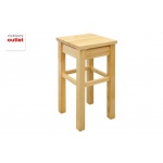 <b>Balti stołek </b> Stołek drewniany sosnowy 60-30cm