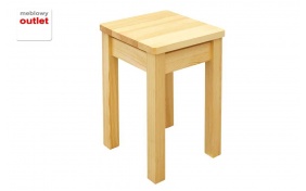 <b>Balti stołek </b> Stołek drewniany sosnowy 45-30cm