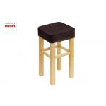 <b>Balti Tap stołek </b> Stołek tapicerowany drewniany 60-30cm