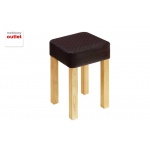 <b>Balti Tap stołek </b> Stołek tapicerowany drewniany 45-30cm