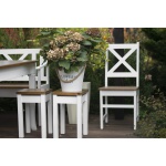 <b>Provancy</b> Krzesło sosnowe drewniane malowane na biało