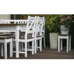 <b>Provancy</b> Krzesło sosnowe drewniane malowane na biało