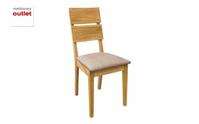 <b>Viak Top</b> Krzesło bukowe drewniane z siedziskiem tapicerowanym
