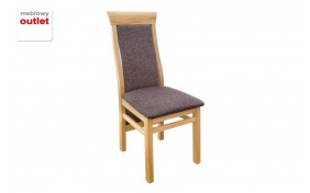 <b>Victry</b> Krzesło bukowe drewniane z siedziskiem i oparciem tapicerowanym
